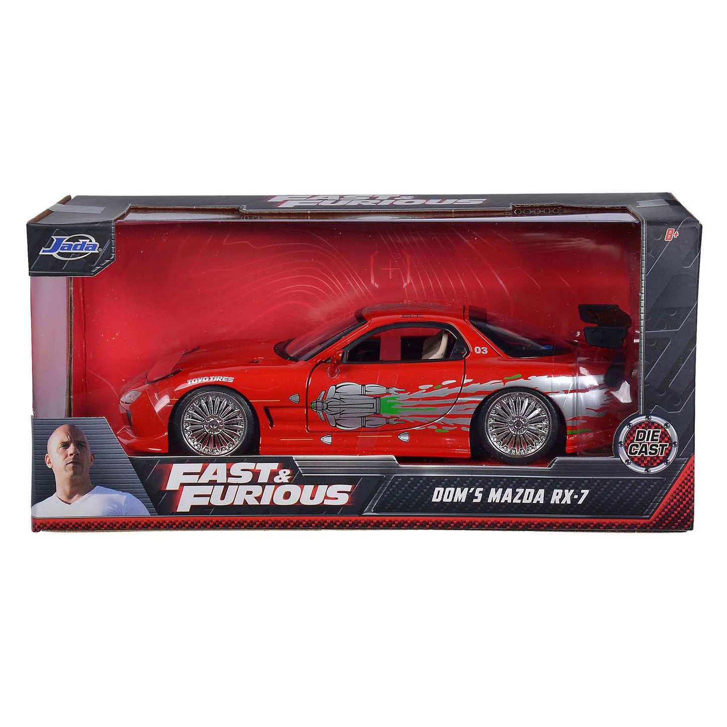 JADA fast furious 1993 mazda rx-7 1:24