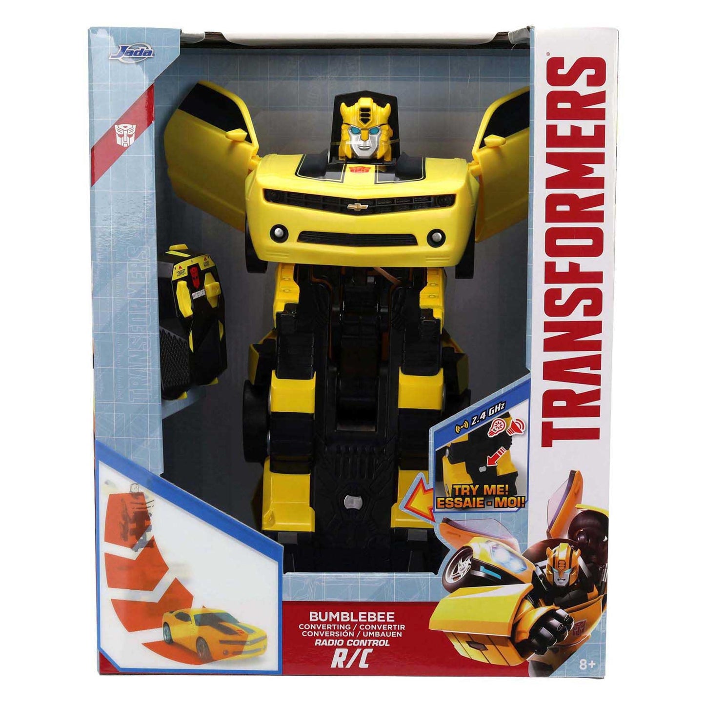 JADA transformers rc converting bumblebee