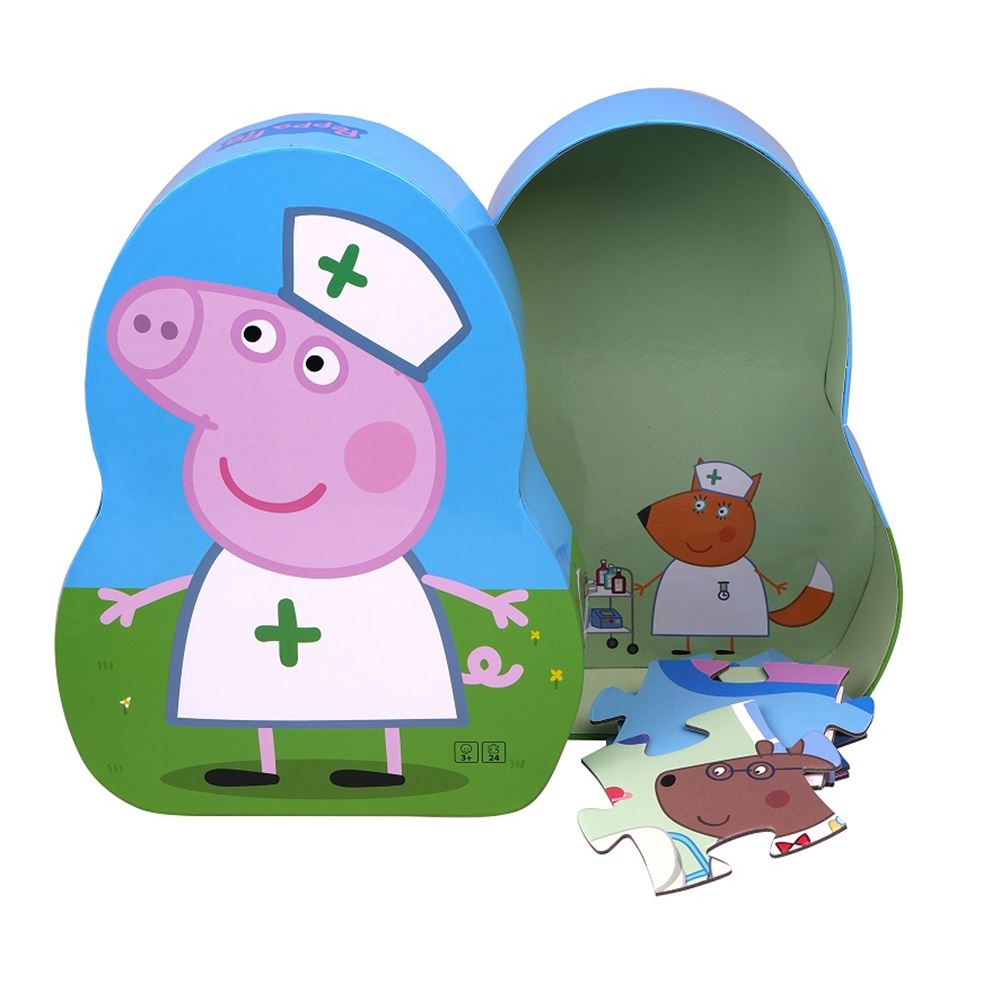 Puzzel Peppa Pig verpleegster. 24 stukje