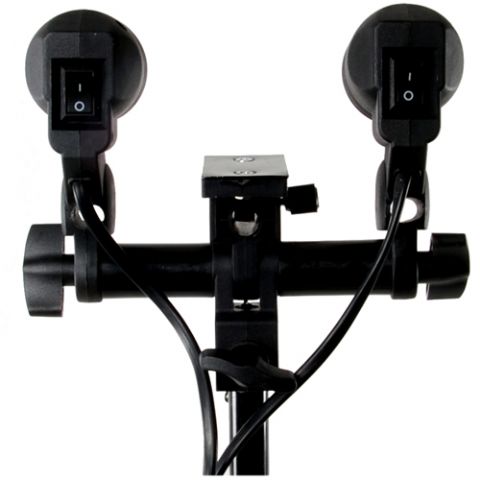 StudioKing universele e27 lamphouder met 2 fittingen dle27d