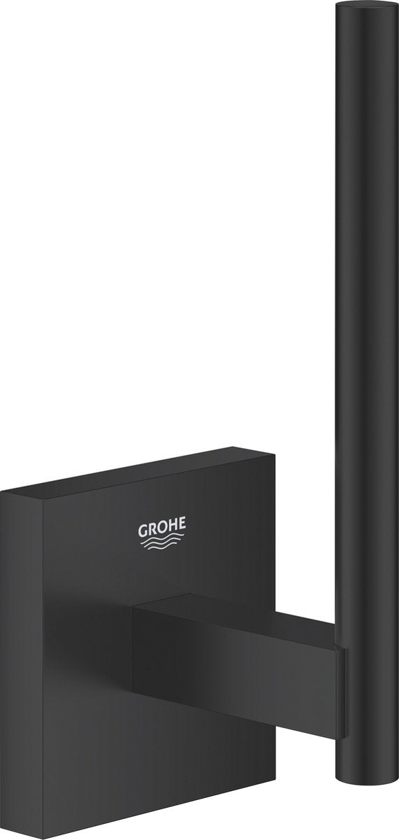 GROHE quickfix start cube reserve toiletrolhouder - matte black