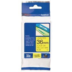 Brother Labeltape tze661 zwart geel mat