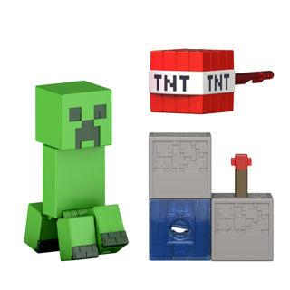 Minecraft 8cm Figuur Creeper | 2 stuks