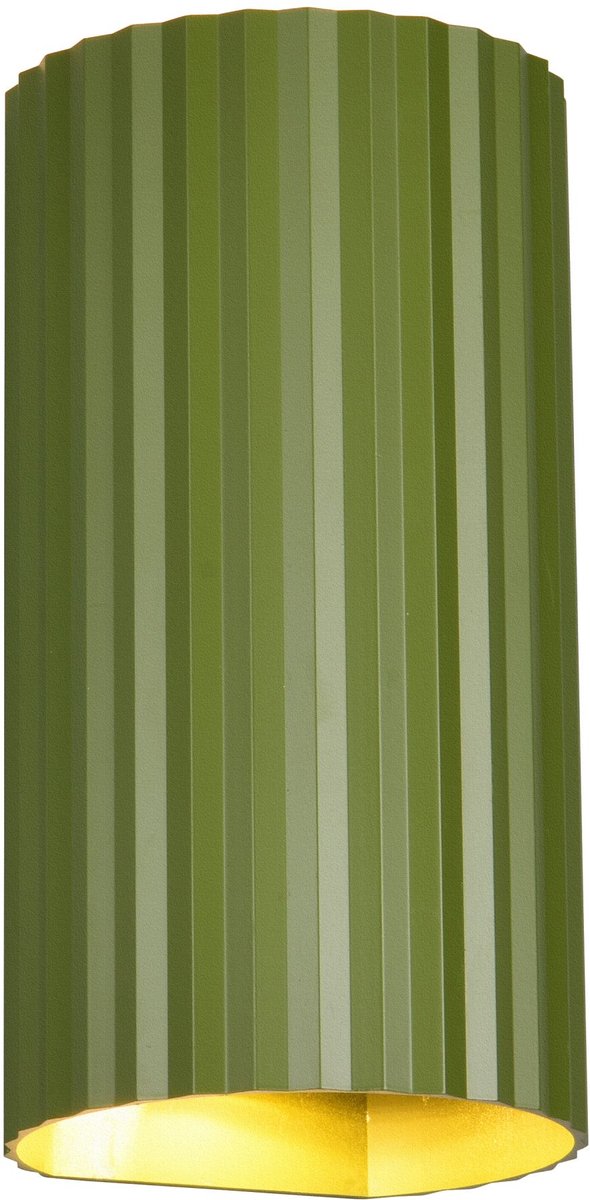 TRIO soka - wandlamp - groen - excl. 2x gu10 5 w - verlichting omhoog en omlaag - wandmontage