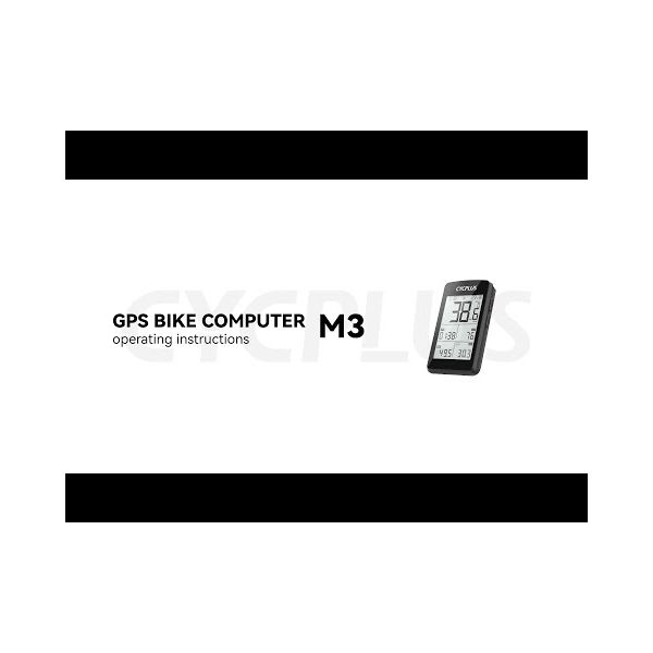 Cycplus Fietscomputer m3 gps