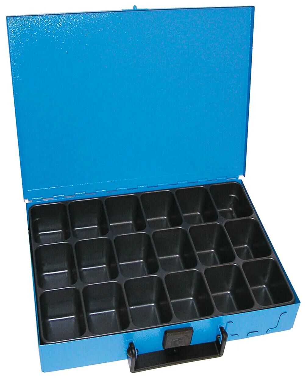 Dresselhaus sortimentkasten sort.box,complete w.inser 18-fold,uncovered