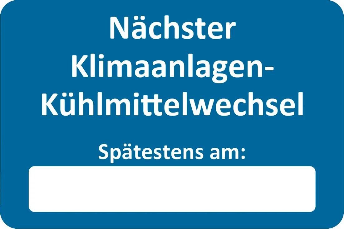 EICHNER kundendienstaufkleber stickers cooling agents
