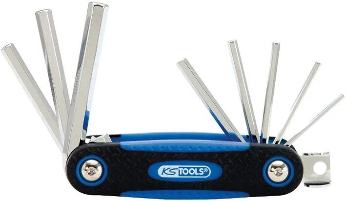 KS TOOLS winkelstiftschlüsselsatz chromeplus angled pin wrench 8tlg.