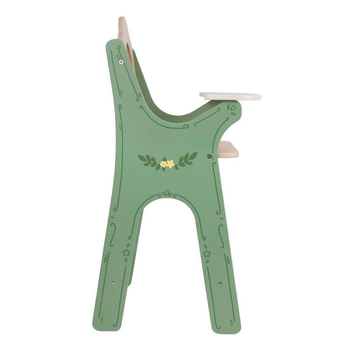 Classic World vintage houten babystoel