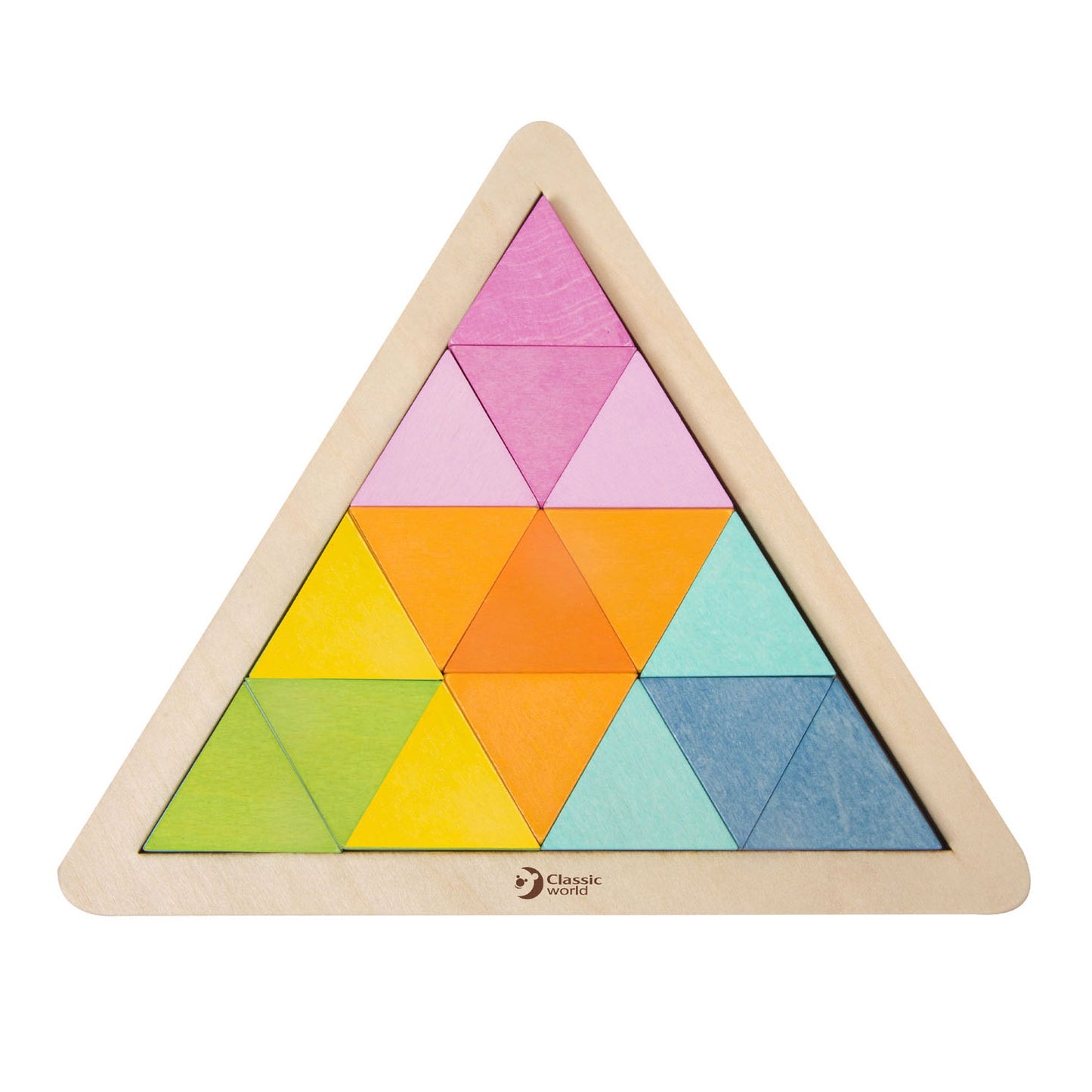 Classic World houten mozaïekpuzzel, 67st.