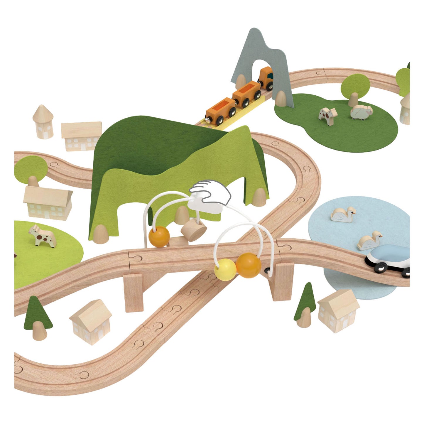 Classic World treinset natuur - 100dlg.
