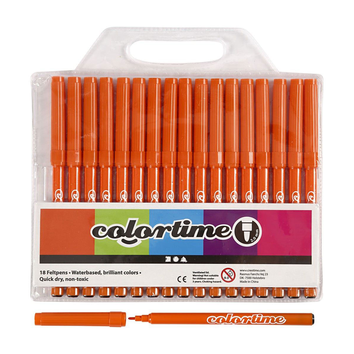 Creativ Company Oranje stiften, 18st.