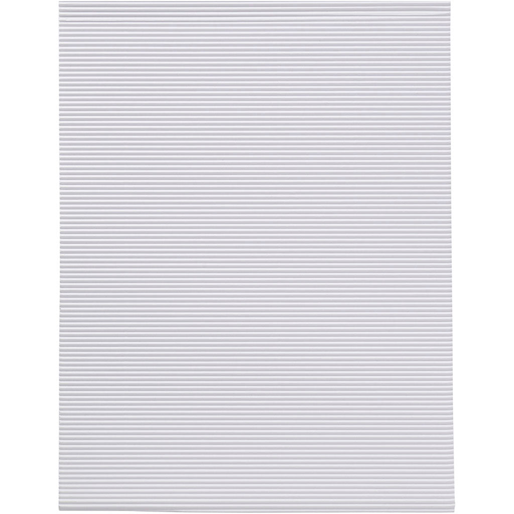Creativ Company Ribbelkarton kleur 80gr, 15 vellen
