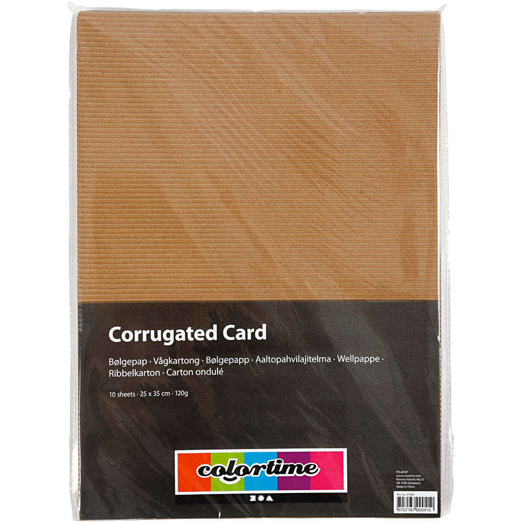 Creativ Company Ribbelkarton 120gr, 10 vellen