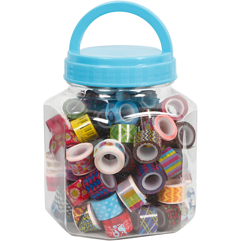 Creativ Company Tape met print in pot, 90st.