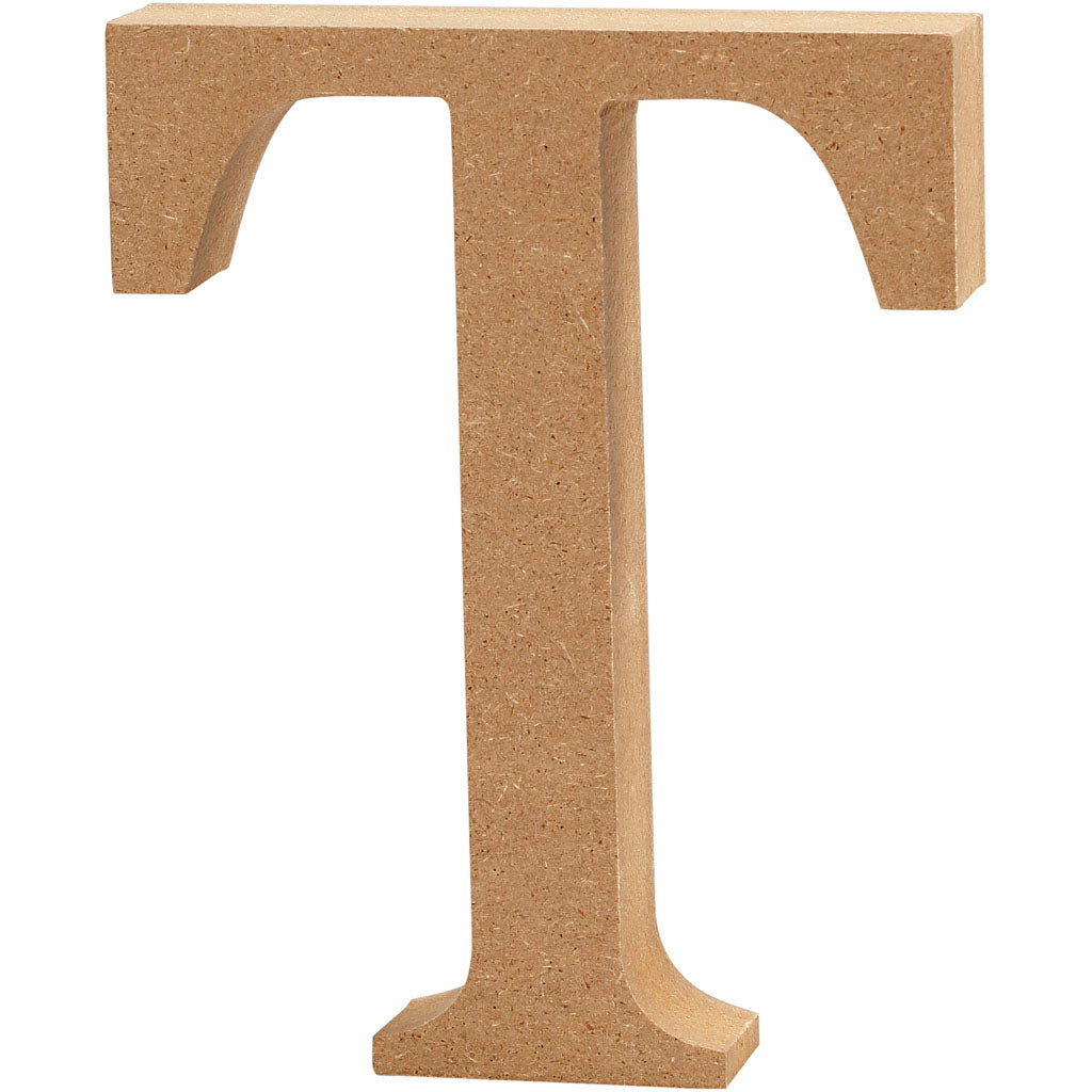 Creativ Company Letter t mdf 8cm, 1st.