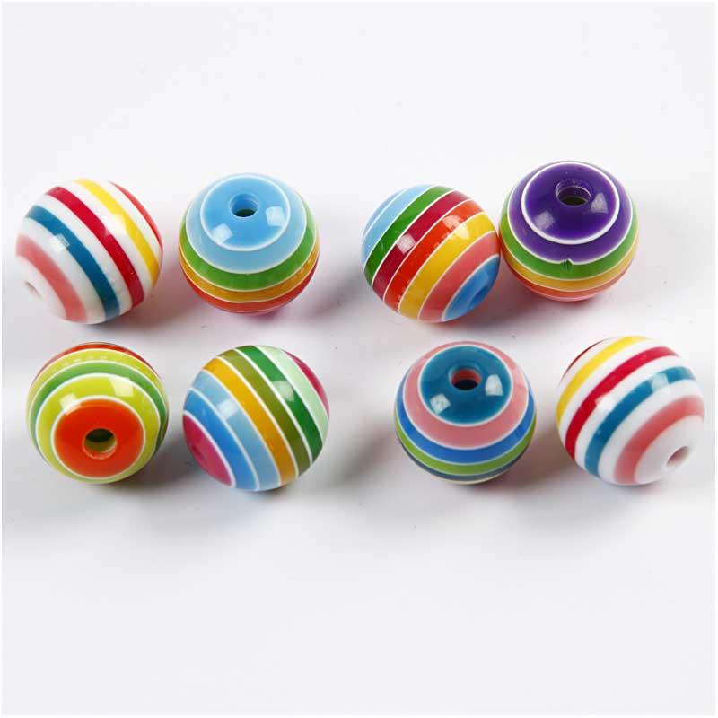 Creativ Company Kralen regenboog multi mix, 50st.