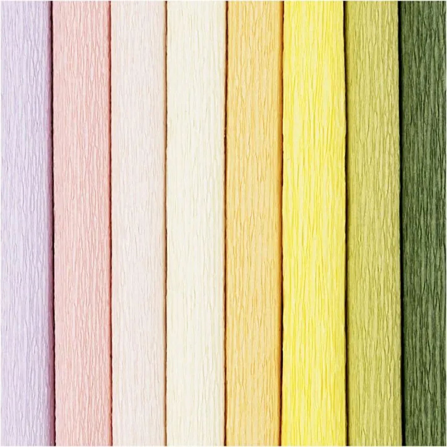 Creativ Company Crêpepapier pastelkleuren, 8 vellen