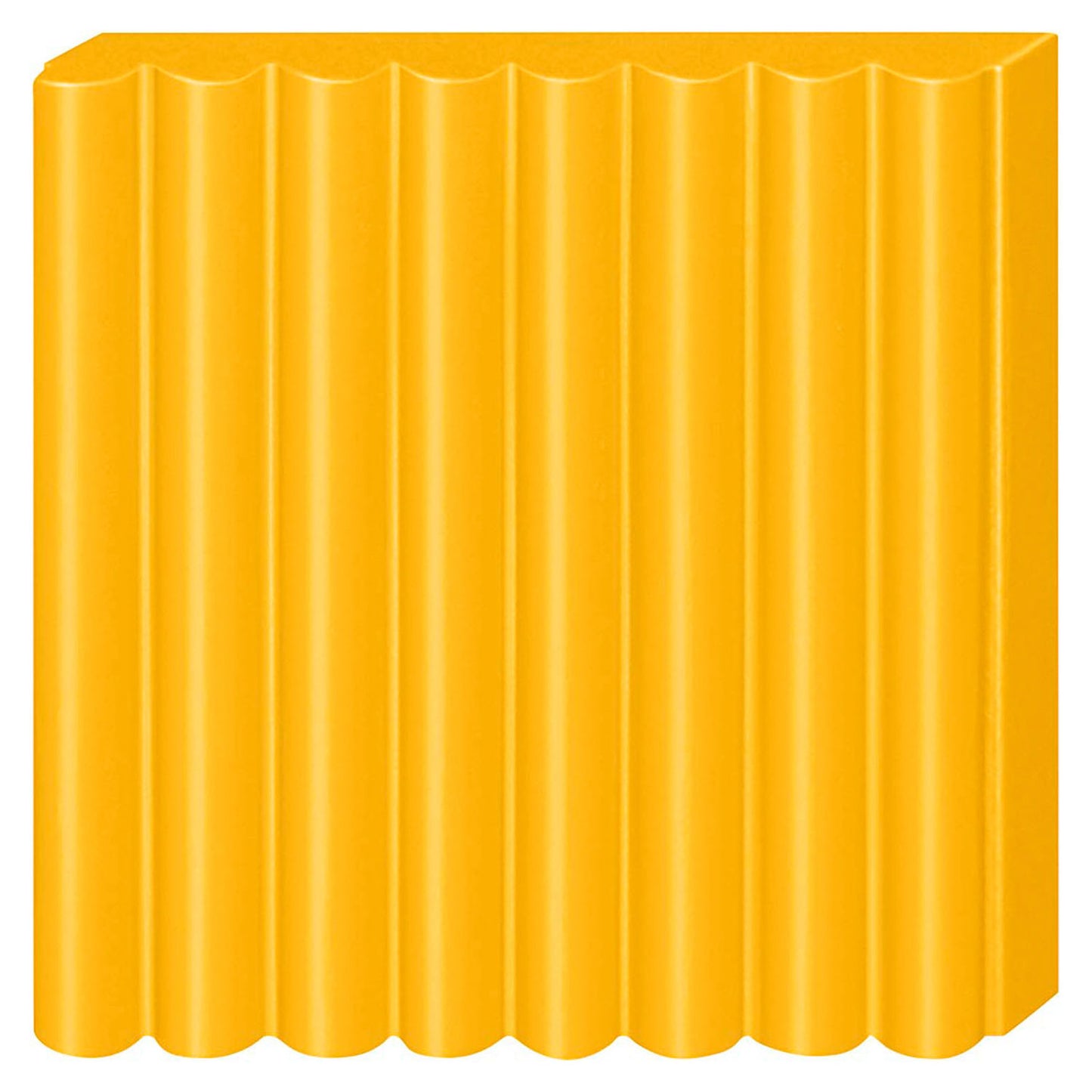 Fimo effect ovenhardende boetseerklei standaard blokje 57 g - neon oranje