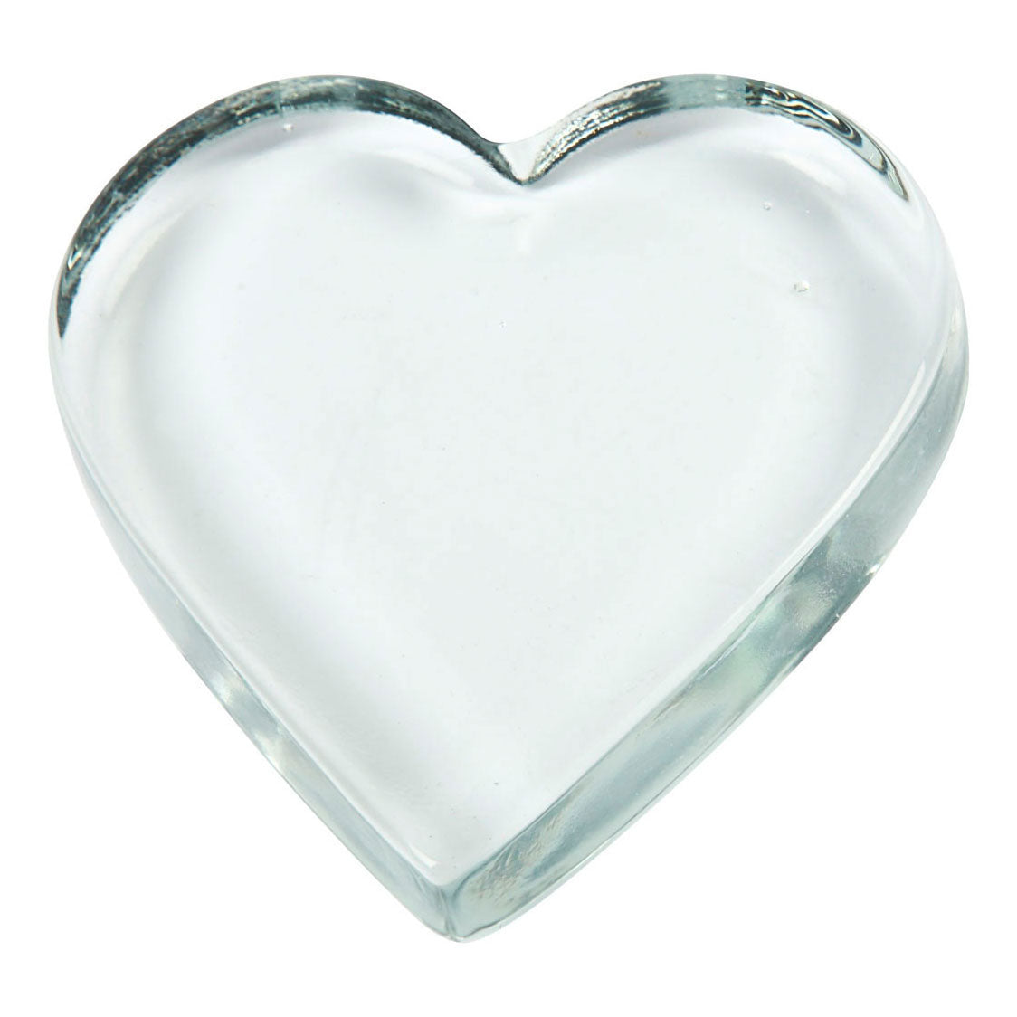 Creativ Company Hart glas transparant, 10x9cm