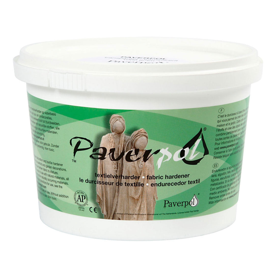 Creativ Company Paverpol sculptuur medium textielverharder, 1000 gram