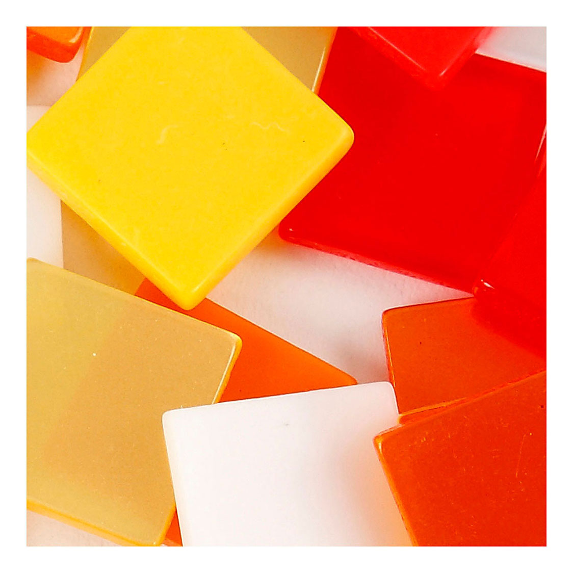 Creativ Company Mini mozaiek rood oranje 1x1mm, 25 gram