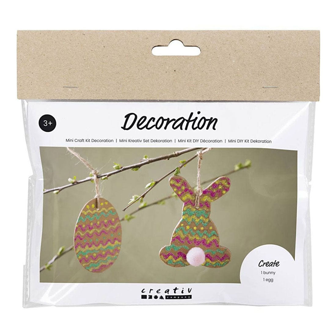 Creativ Company Mini hobbyset paasfiguren decoratie