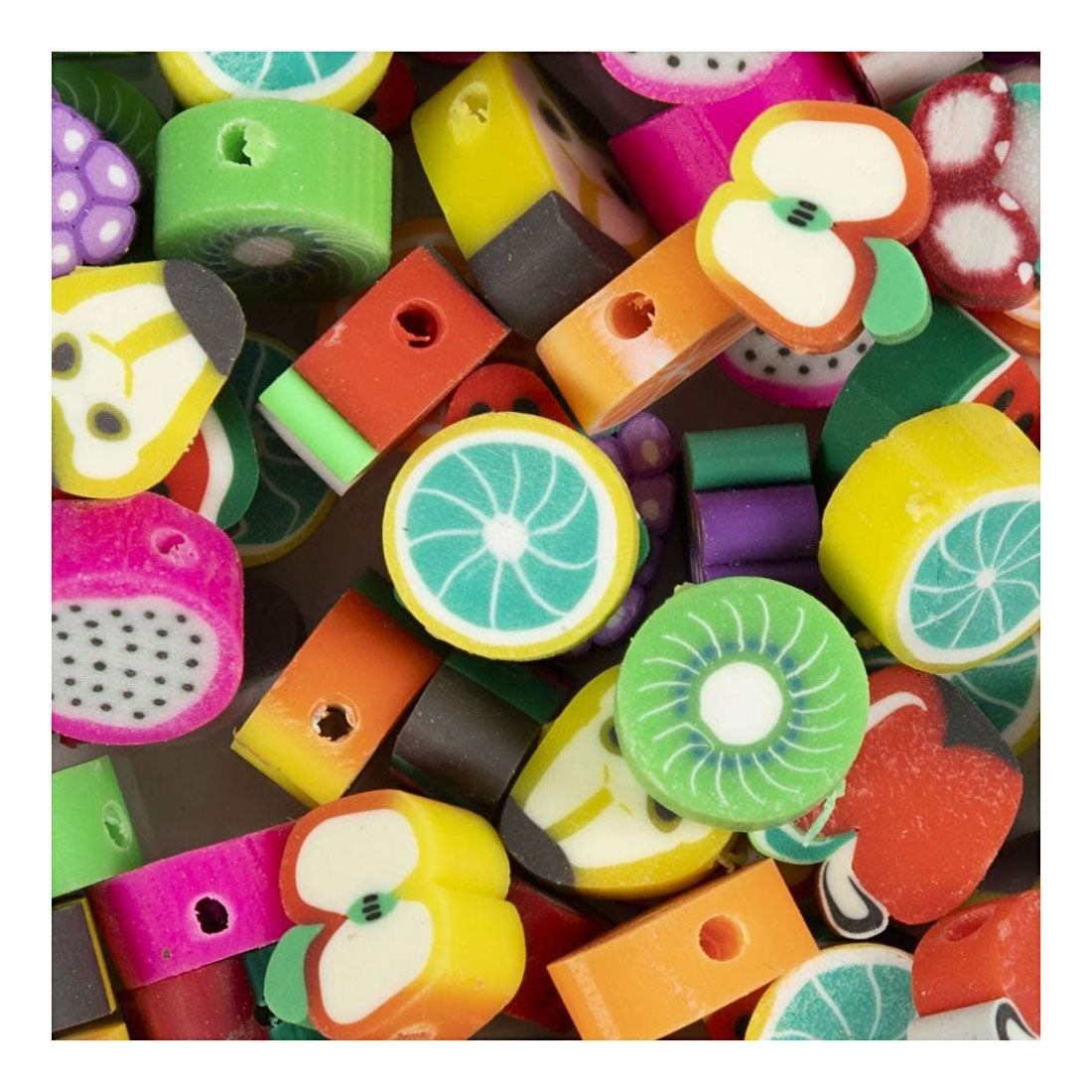 Creativ Company Https: www.cchobby.nl figuurkralen-fruit-d-10-mm-gatgrootte-1-5-mm-60-stuk-1-doos
