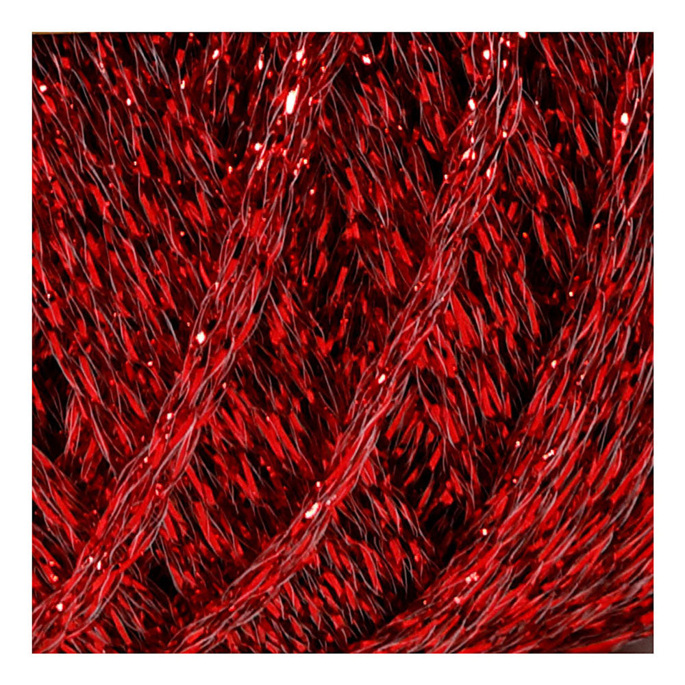Creativ Company Lurex glitter garen rood, 160m