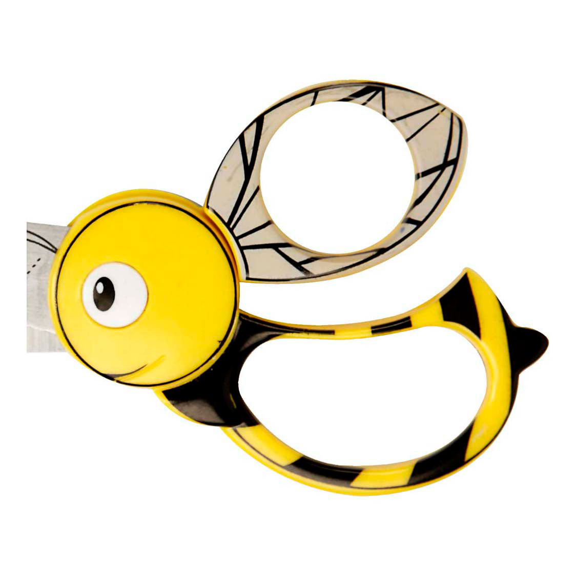 Creativ Company Fiskars kinderschaar met dierenmotief bij - 13cm