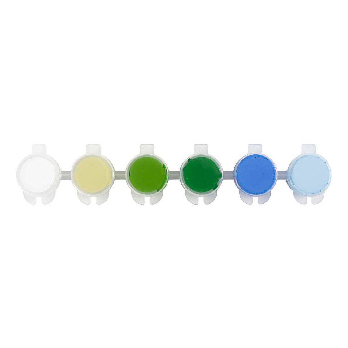 Creativ Company Plus color acrylverf blauw en groen harmonie - 6x5ml.