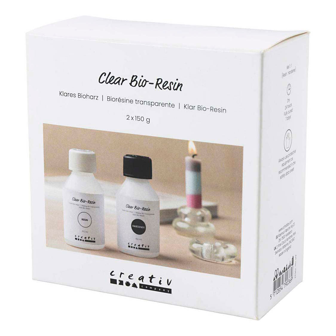Creativ Company Transparante bio-hars - 2x150ml.