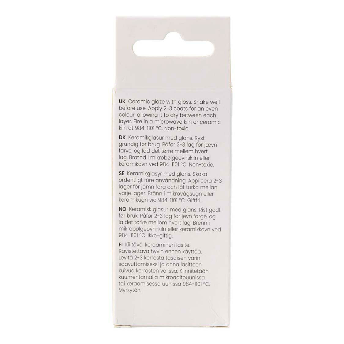 Creativ Company Keramiek glazuur 984-1101 c dekkend coral - 60ml