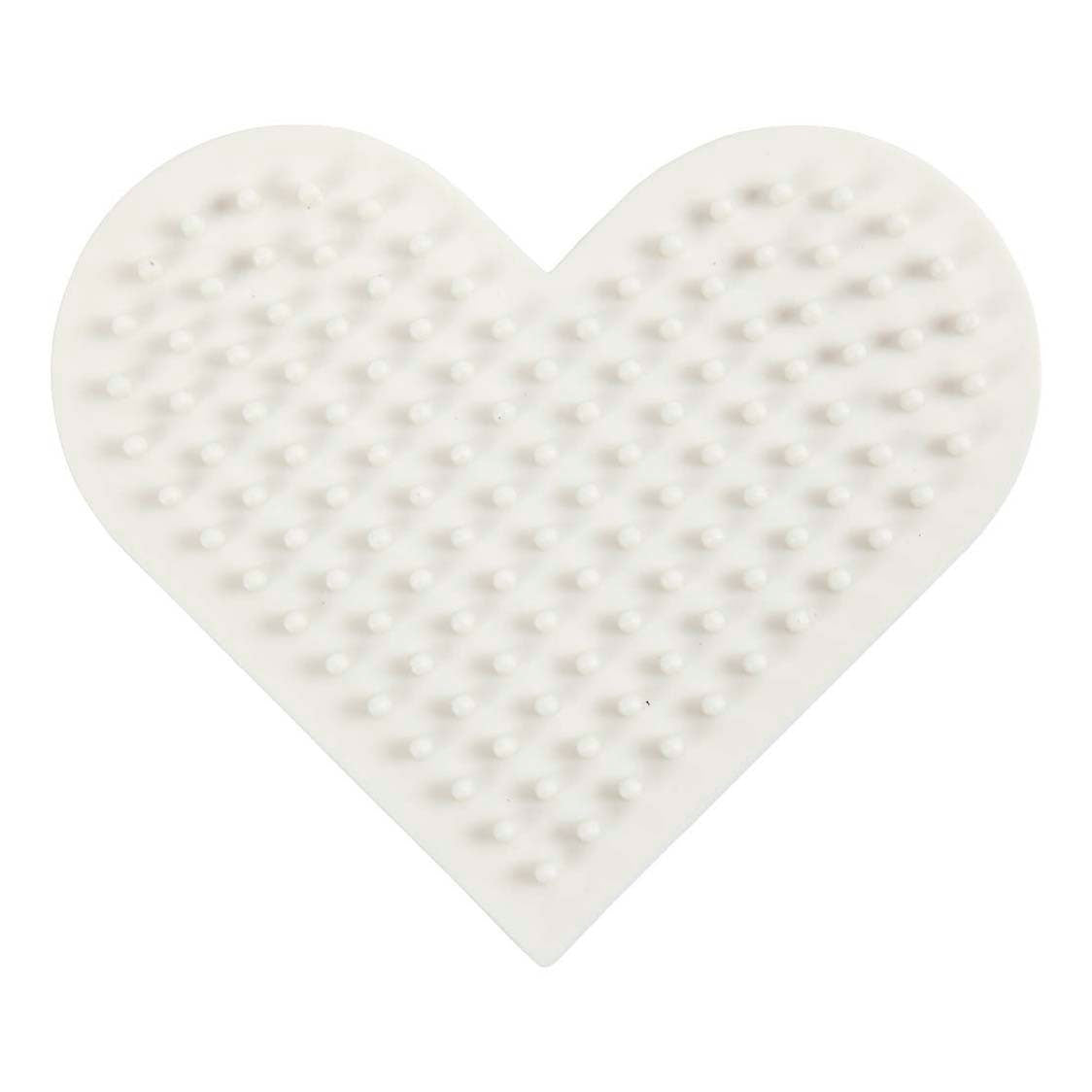 Creativ Company Nabbi biobeads grondplaat klein hart 7x8,5cm