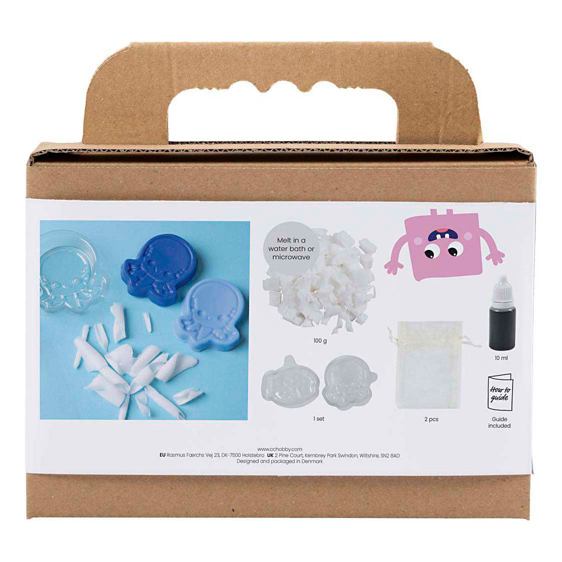 Creativ Company Https: www.cchobby.nl hobbyset-zeep-maken-zeedieren-blauw-1-doos
