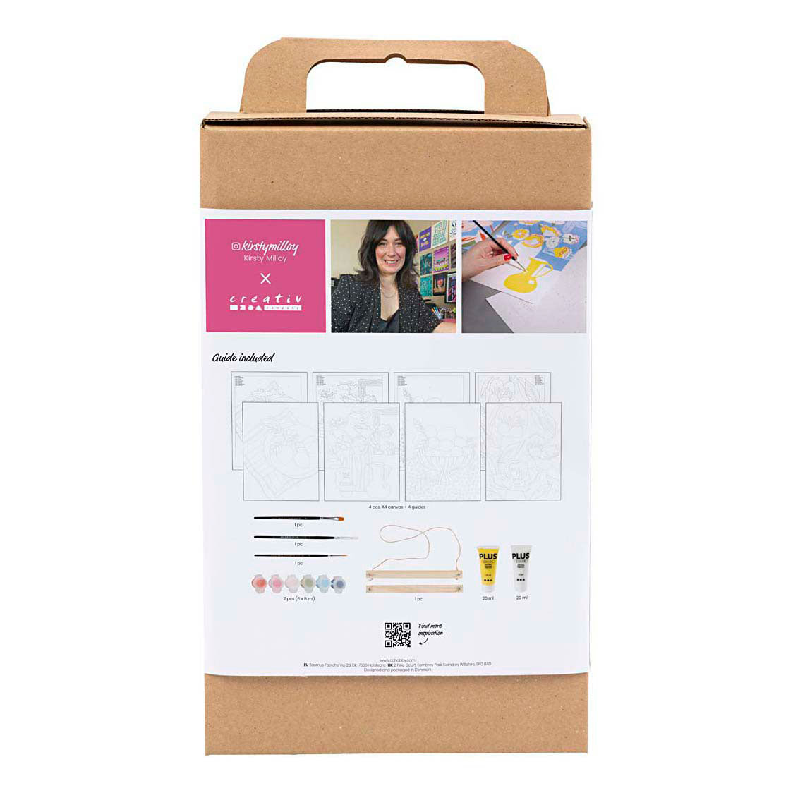Creativ Company Hobbyset kleuren schilderen volgens cijfers acrylverf