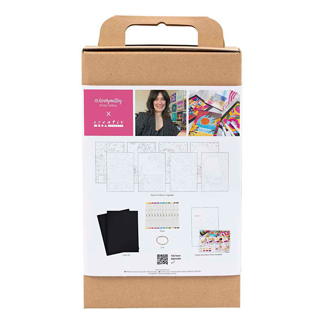 Creativ Company Hobbyset kleuren schilderen volgens cijfers markeerstiften