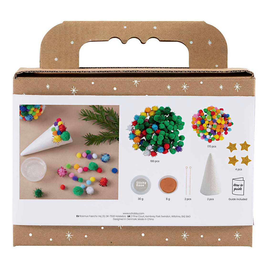 Creativ Company Mini hobbyset decoratie kerstboom