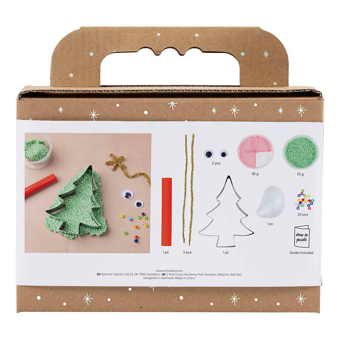 Creativ Company Mini hobbyset boetseren kerstboommonster