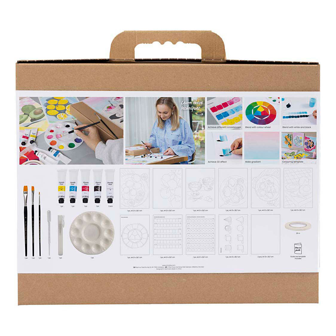 Creativ Company Starter hobbyset gouache schilderijen