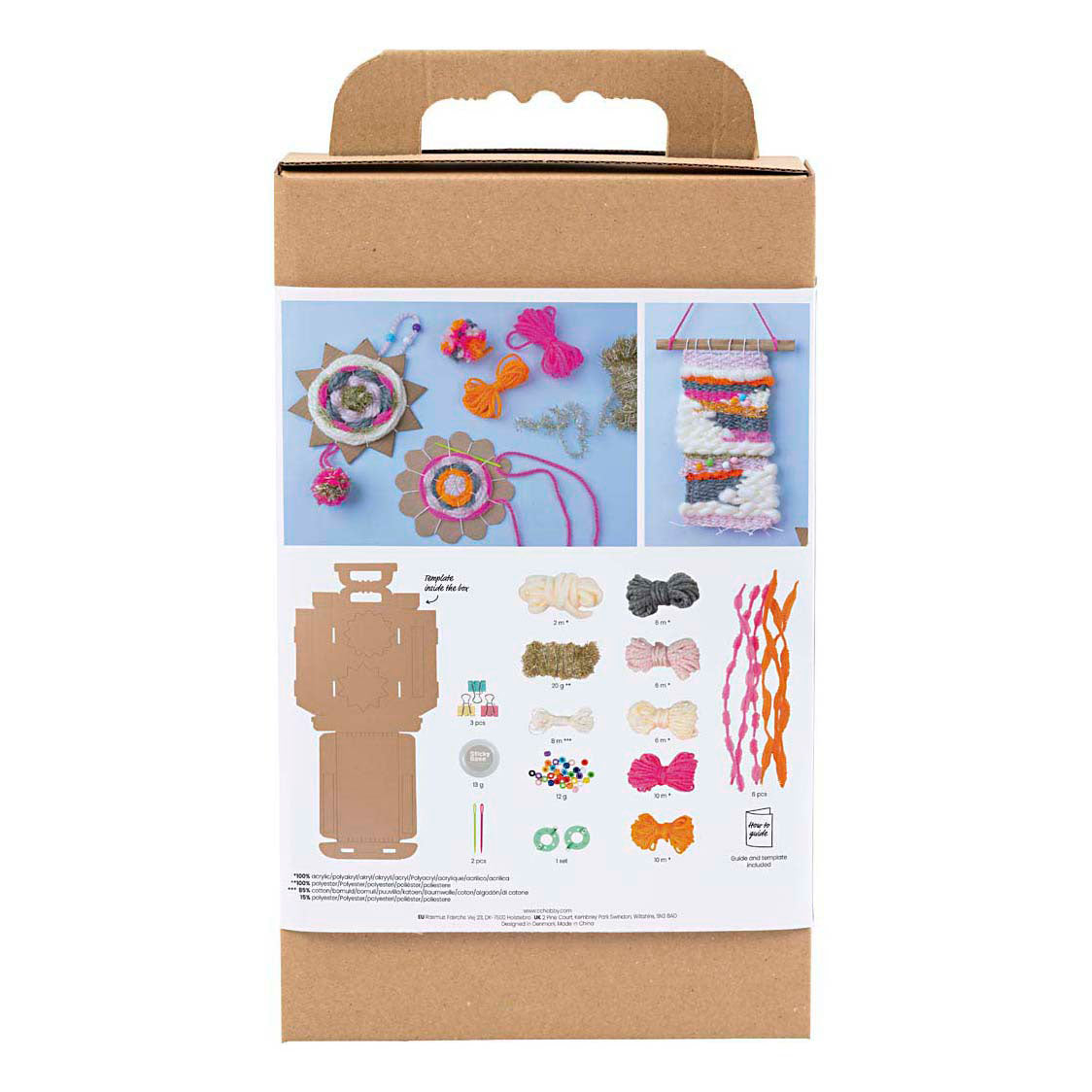 Creativ Company Hobbyset weven wandbevestigingen