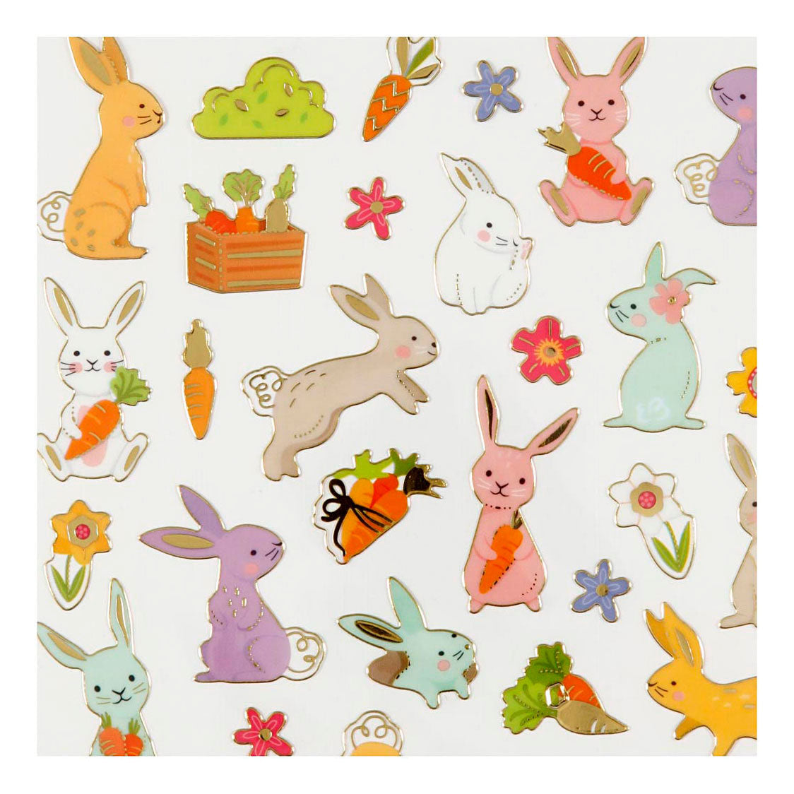 Creativ Company Stickervel paashaas