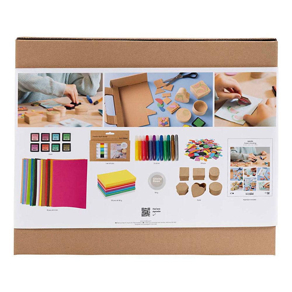 Creativ Company Https: www.cchobby.nl groepsset-schuimdrukken-kaarten-en-dozen-1-doos