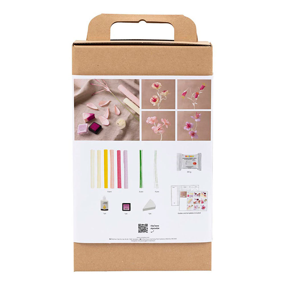 Creativ Company Https: www.cchobby.nl hobbyset-crepepapier-bloem-pastelkleuren-1-doos