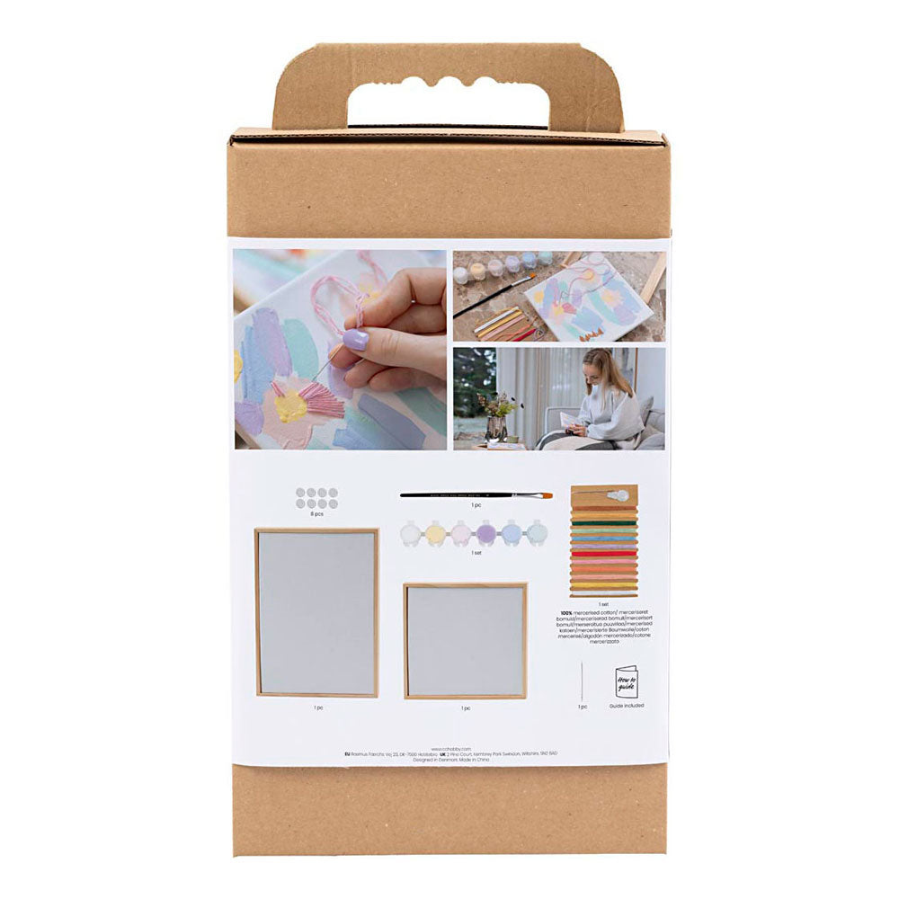 Creativ Company Https: www.cchobby.nl hobbyset-borduurwerk-afbeeldingen-pastelkleuren-1-doos