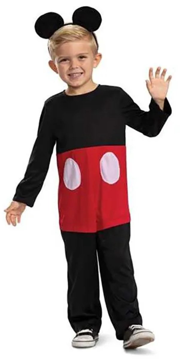 Disguise Disney - preschool cg mickey friends, mickey kostuum classic, maat s (2t jaar), jongens