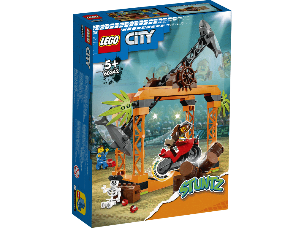 Lego city de haaiaanval stunt set de uitdaging 60342