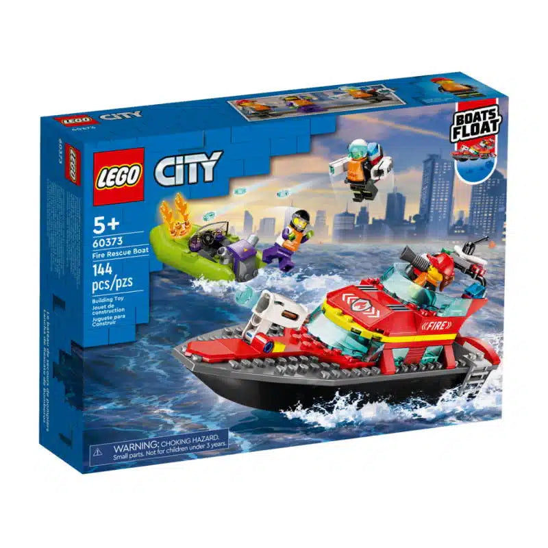Lego city brandweer reddingsboot 60373