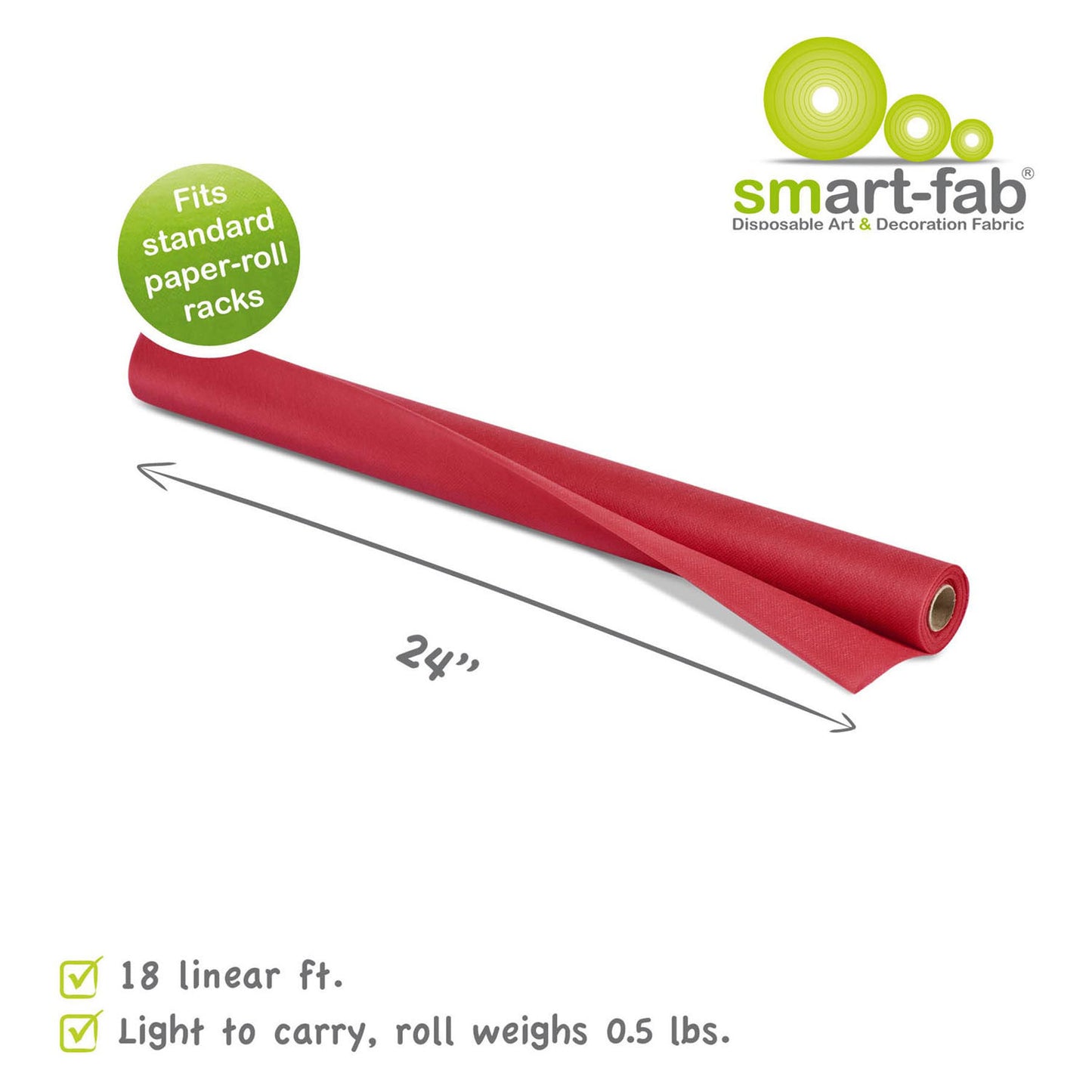 Smart Fab Rol 0,61 x 5,5m - Rood