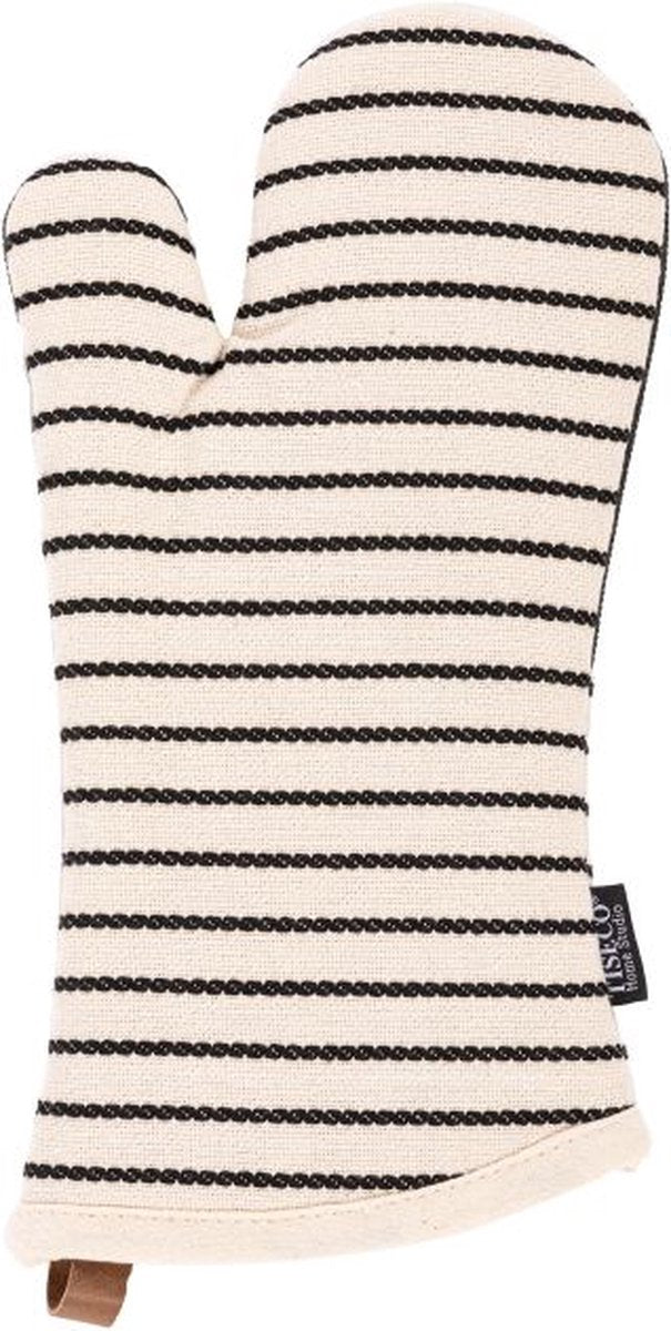 Tiseco Ovenwant (1r + 1l) sherlock cable, 17x33cm, zwart